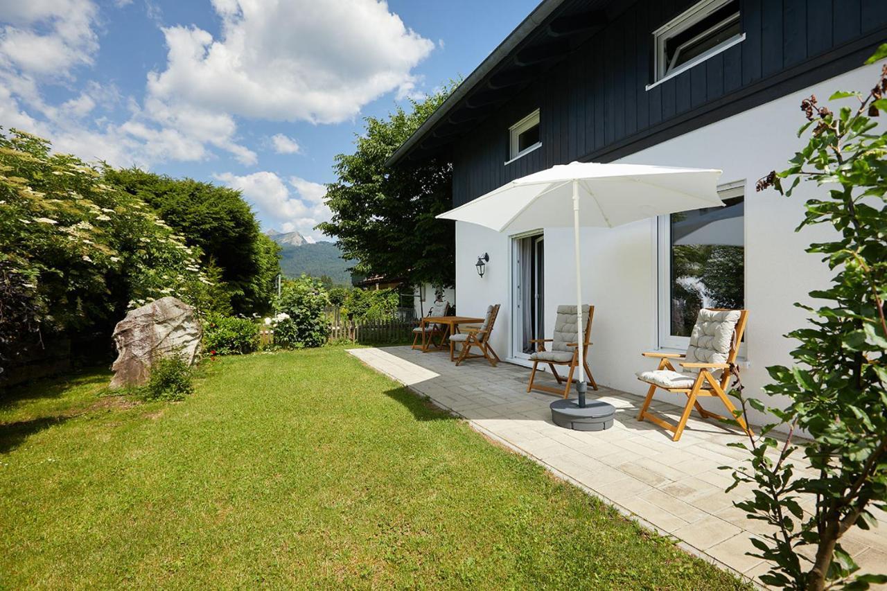 Ferienwohnung Zum Steingarten Krün エクステリア 写真