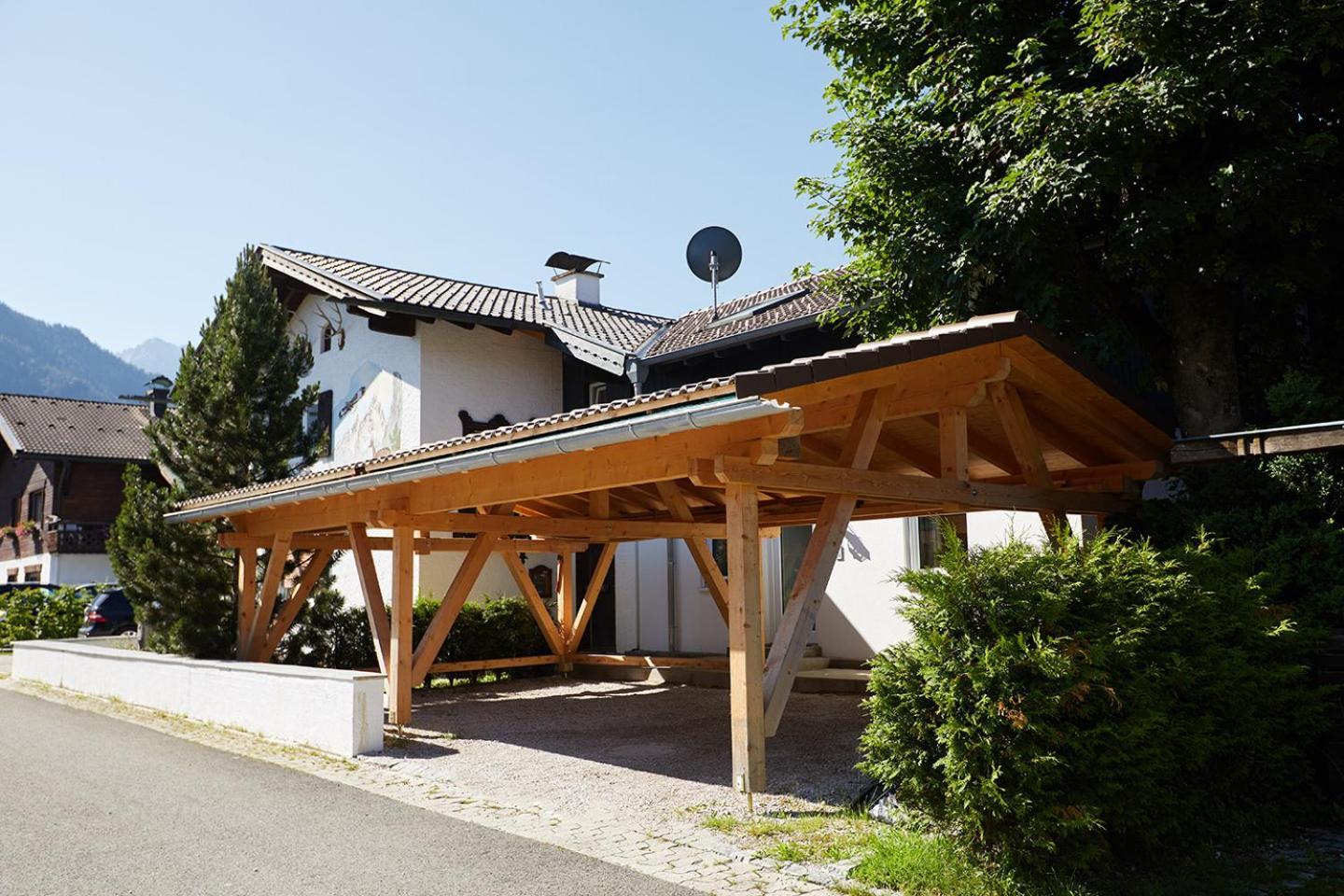 Ferienwohnung Zum Steingarten Krün エクステリア 写真