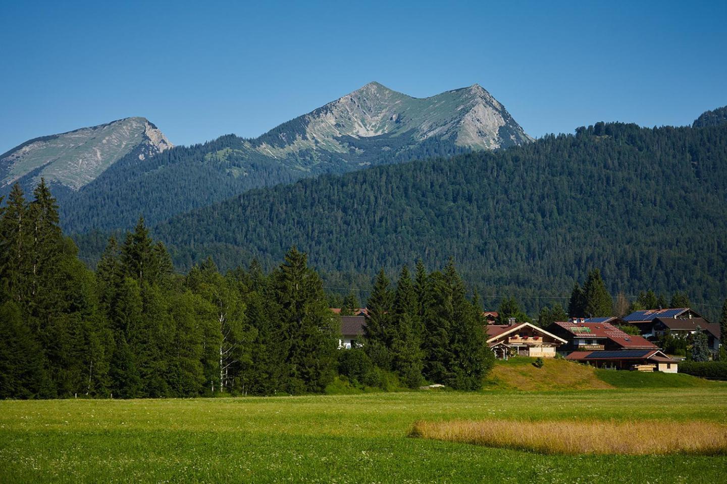 Ferienwohnung Zum Steingarten Krün エクステリア 写真