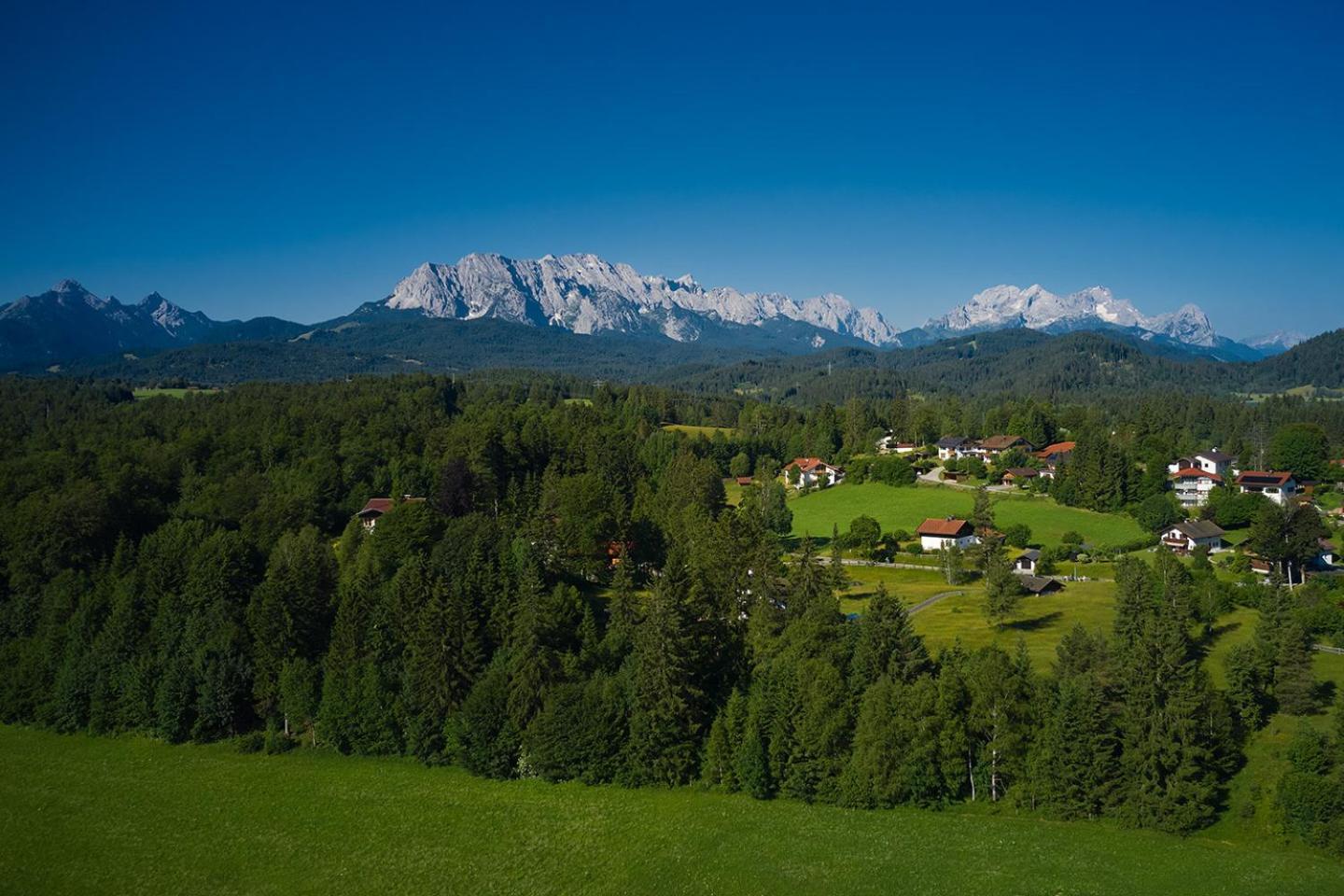 Ferienwohnung Zum Steingarten Krün エクステリア 写真